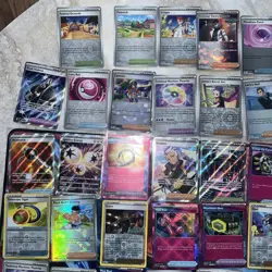 Pokemon TCG Holo Trainer Supporter Card Lot (59 Total, SIR, IR, Rare Holos) - Image 4