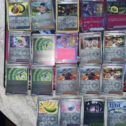 Pokemon TCG Holo Trainer Supporter Card Lot (59 Total, SIR, IR, Rare Holos) - Image 5