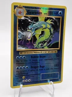 HOLO Gyarados 34/108 - 2016 Pokemon Evolutions Rare Card - Mitsuhiro Arita Art - Image 3
