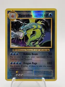 HOLO Gyarados 34/108 - 2016 Pokemon Evolutions Rare Card - Mitsuhiro Arita Art - Image 4