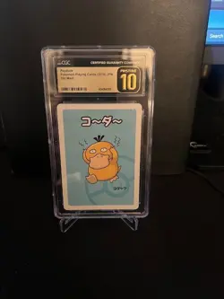 CGC 10 PRISTINE Psyduck Old Maid 2019 Japanese Pokemon Card - Image 1