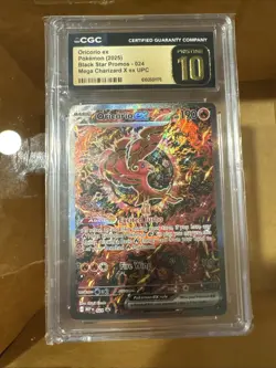 CGC PRISTINE 10 Oricorio EX 024 Promo Mega Charizard UPC Promo Pokemon Card - Image 1