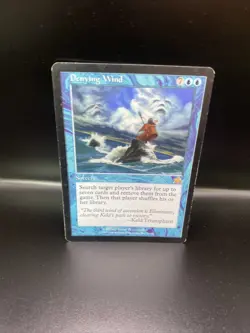 Denying Wind Rare Prophecy Magic the Gathering 32/143 MTG Blue Sorcery Card - Image 1