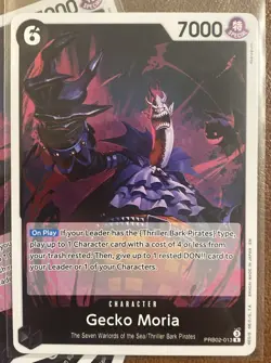 One Piece CCG - Gecko Moria PRB02-013 - 4x Card English Playset Best Vol.2 PRB02 - Image 2