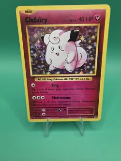 Clefairy 63/108 XY Evolutions Holo Foil Card Rare Pokemon TCG - 2016 - LP + - Image 1