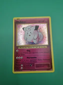 Clefairy 63/108 XY Evolutions Holo Foil Card Rare Pokemon TCG - 2016 - LP + - Image 2