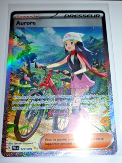 Pokemon Flammes Francais Card Secrete Holo Carte Aurore 129/094 PFL FR Mint 2025 - Image 1
