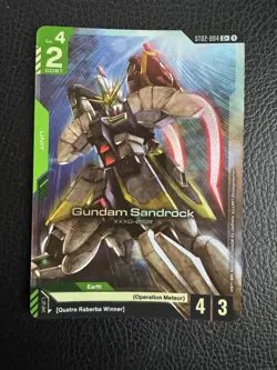 ST02-004 Gundam Sandrock - Gundam Card Game - C+ Alt Art Foil - Image 1