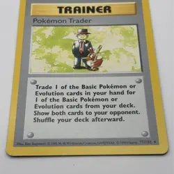 Pokemon Card - Pokemon Trader Base Set (Shadowless) 77/102 Rare LP - Image 3