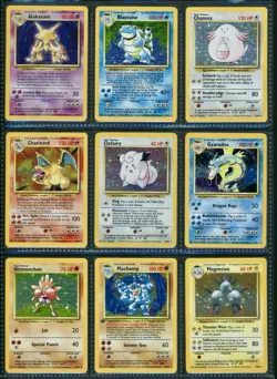 100% Complete Base Set 102/102 Vintage Master Pokemon Cards HOLO 1999 Charizard - Image 3