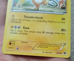 Raichu 40/99 Next Destinies Black & White Pokemon Card LP 2012 - Image 3
