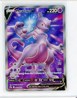 Mewtwo V - SWSH229 Sealed Promo SWSH: Sword & Shield Promo Cards Pokemon TCG NM - Image 1