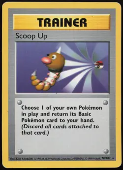 Scoop Up [Shadowless] #78 Base Set Pokemon Card - Image 1