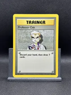 Pokemon TCG Professor Oak Base Set Unlimited Card 88/102 - Image 1