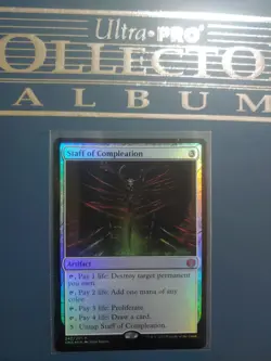 Staff of Compleation Phyrexia: All Will Be One Foil - Image 1