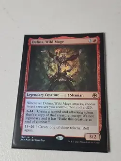 Delina, Wild Mage Adventures in the Forgotten Realms Foil 138 - Image 1
