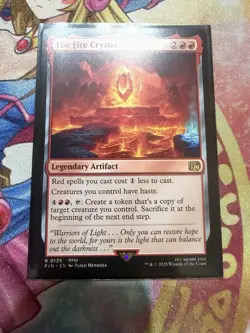 The Fire Crystal MTG, Magic the Gathering, Final Fantasy, FIN, NM - Image 1