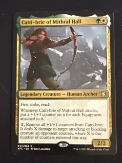 1x Catti-brie of Mithral Hall (044) Commander Adventures in the Forgotten Realms - Image 1