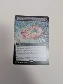 MTG - Grave Venerations (Extended Art) - Lorwyn Eclipsed NM/M Condition - Image 1