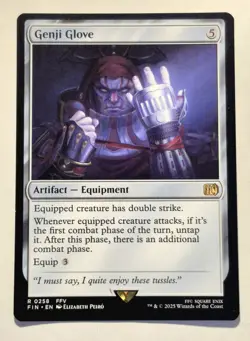 MTG - FINAL FANTASY - Genji Glove #258 - Free Shipping!!! - Image 1