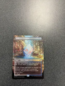 Hallowed Fountain X1 BORDERLESS FOIL-NM/M-Lorwyn Eclipsed - Image 1