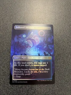 Hallowed Fountain X1 BORDERLESS FOIL-NM/M-Lorwyn Eclipsed - Image 2