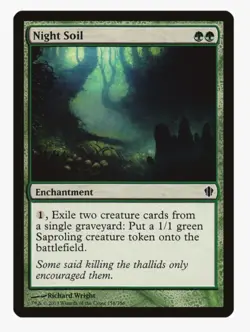 Night Soil | Commander 2013 C13 | EDH Staple | Graveyard Hate Token Generator - Image 1