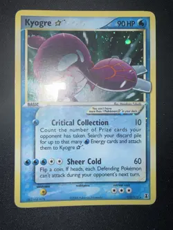 Pokemon Ex Delta Species Kyogre Gold Star 112/113 Holo - Image 1