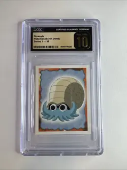 Pokemon 1999 MERLIN 138 Omanyte CGC 10 Pristine - Image 1