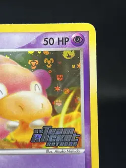 Pokemon TCG Slowpoke 76/109 Team Rocket Returns Reverse Holo Stamped LP - Image 3