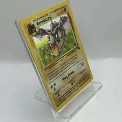 Pokemon TCG Aerodactyl Fossil Set Holo Card 1/62 Rare (HP) - Image 2