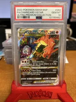 Pokemon TCG Charizard VStar SWSH262 Ultra Premium Collection Promo PSA 10 - Image 1