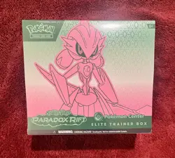 Paradox Rift Pokemon Center Elite Trainer Box (Exclusive) [Iron Valiant] SEALED - Image 1