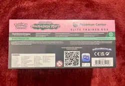 Paradox Rift Pokemon Center Elite Trainer Box (Exclusive) [Iron Valiant] SEALED - Image 4