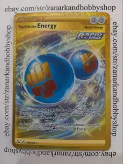 Pokemon Rapid Strike Energy 182/163 Battle Styles NM - Image 1
