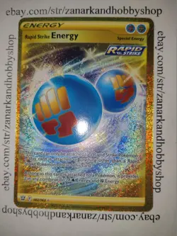 Pokemon Rapid Strike Energy 182/163 Battle Styles NM - Image 2