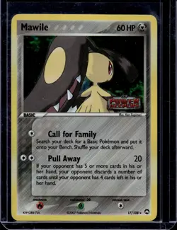 Mawile 17/108 EX Power Keepers Stamp Pokemon TCG Holo Foil Rare (LP) - Image 1