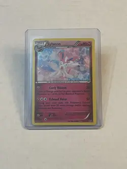 Pokemon TCG Sylveon 72/111 XY Furious Fists Cracked Ice Holo Rare 2014 LP - Image 1