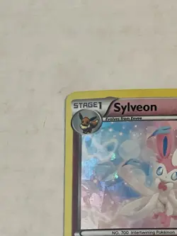 Pokemon TCG Sylveon 72/111 XY Furious Fists Cracked Ice Holo Rare 2014 LP - Image 4