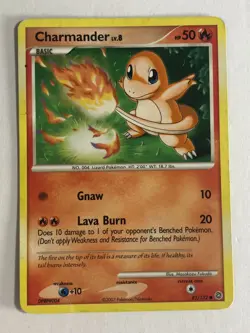 Pokemon TCG Secret Wonders Charmander LV.8 82/132 Moderately Played - Image 1
