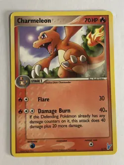 Pokemon TCG EX Trainer Kit 2: Plusle & Minun Charmeleon 3/12 Light Played - Image 1