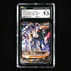 CGC 9.5 MINT+ 2024 Pokemon CHN Umbreon V 162/132 CSR - Image 2