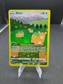 Ditto GG22/GG70 Holo Rare Pokemon Crown Zenith Galarian Gallery NM - Image 1