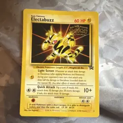 POKEMON TCG WOTC PROMO ELECTABUZZ #02/53 REGULAR PROMO 1999 60HP BASIC - Image 1