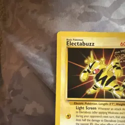 POKEMON TCG WOTC PROMO ELECTABUZZ #02/53 REGULAR PROMO 1999 60HP BASIC - Image 3