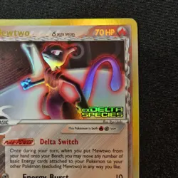 Mewtwo Reverse Holo Stamped EX Delta Species 12/113 Pokemon TCG - NM - Image 4