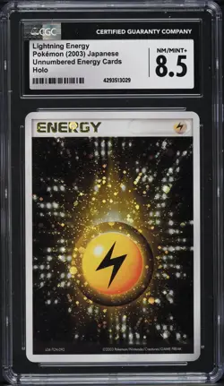 CGC 8.5LIGHTNING ENERGY EXPANSION PACK POKEMON JAPANESE HOLO 2003 - Image 1