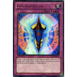 ZTIN-EN005 Gagagashield Ultra Rare 1st Edition Near Mint YuGiOh TCG - Image 1
