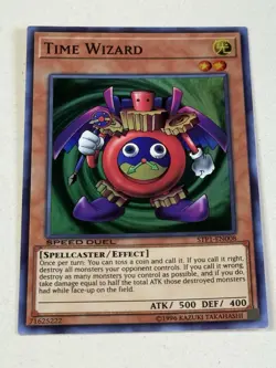 Time Wizard STP1-EN008 Super Rare Near Mint. Please Check Before Buying. - Image 1