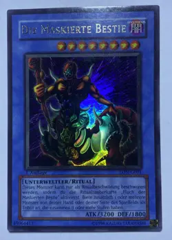 Yu-Gi-Oh Ultra Rare Karten LON-G001 Holo 1. Auflage Deutsch Tip Top Zustand - Image 2